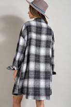 Load image into Gallery viewer, Long Body Flannel Shacket
