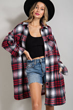 Load image into Gallery viewer, Long Body Flannel Shacket
