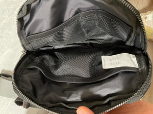 Nylon LuLa Shoulder Sling Belt Bag - Black Camo