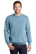 Port & Co PC098 Beach Wash Garment-Dye Sweatshirt - Mist