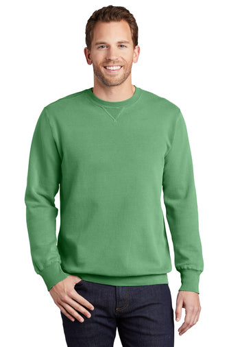 Port & Co PC098 Beach Wash Garment-Dye Sweatshirt - Safari