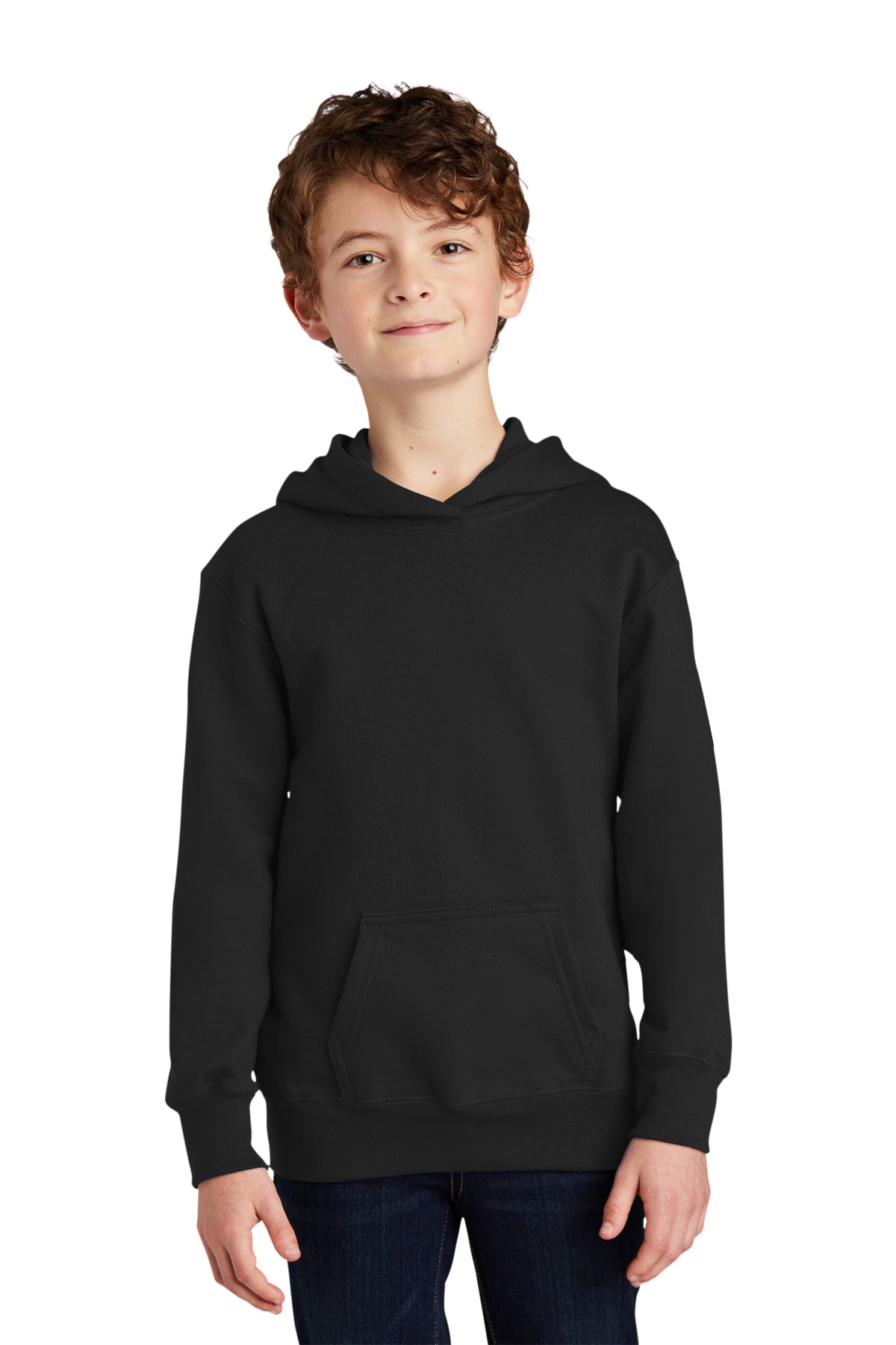 Port & Co PC850H & PC850YH Hooded Sweatshirt - Jet Black