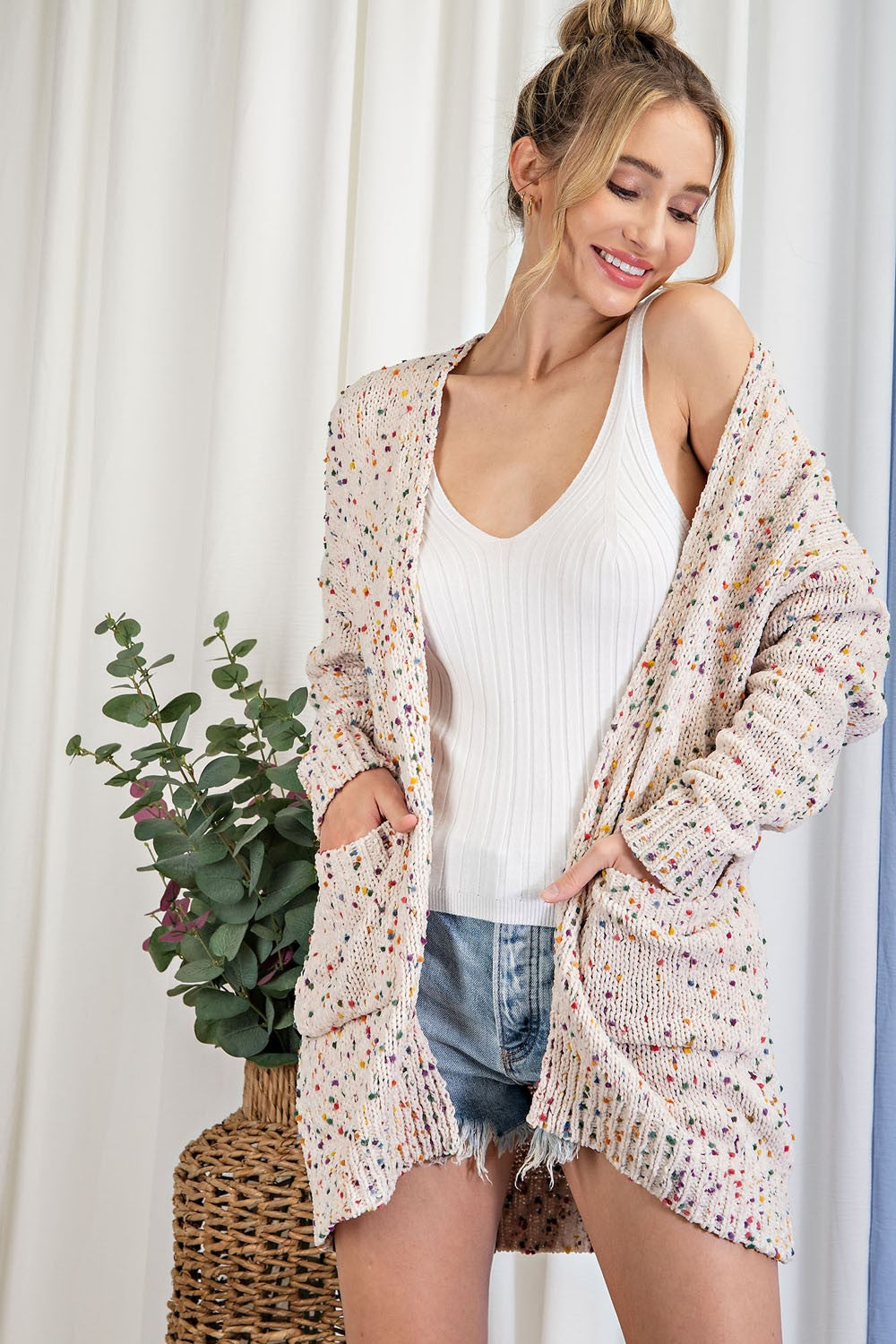 CONFETTI KNIT CARDIGAN