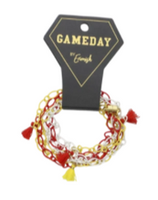 Load image into Gallery viewer, Chiefs Wrap Bracelet
