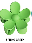 Large Floral Hair Clips