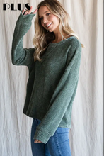 Load image into Gallery viewer, Extended Knit Top Pullover
