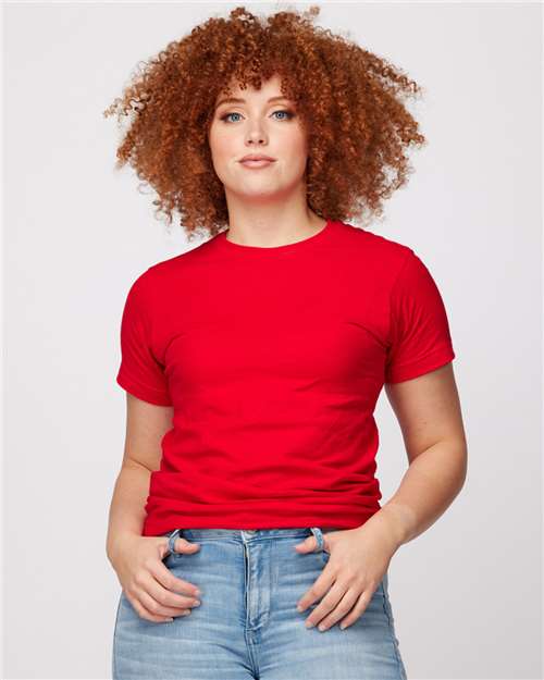 Tultex 202 Fine Jersey Tee - Red