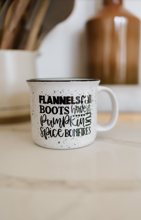 Coffee Mug Cup Speckled-13.5 oz