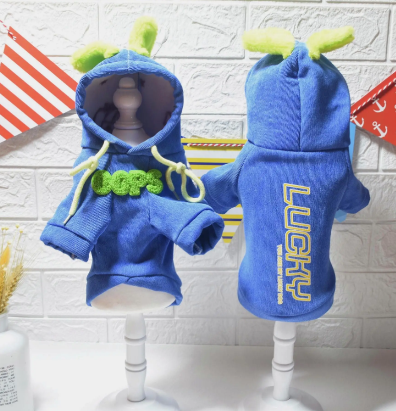 Dog Fleece Thermal Hoodie