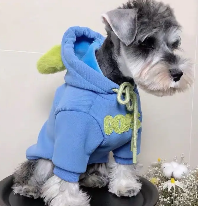 Dog Fleece Thermal Hoodie
