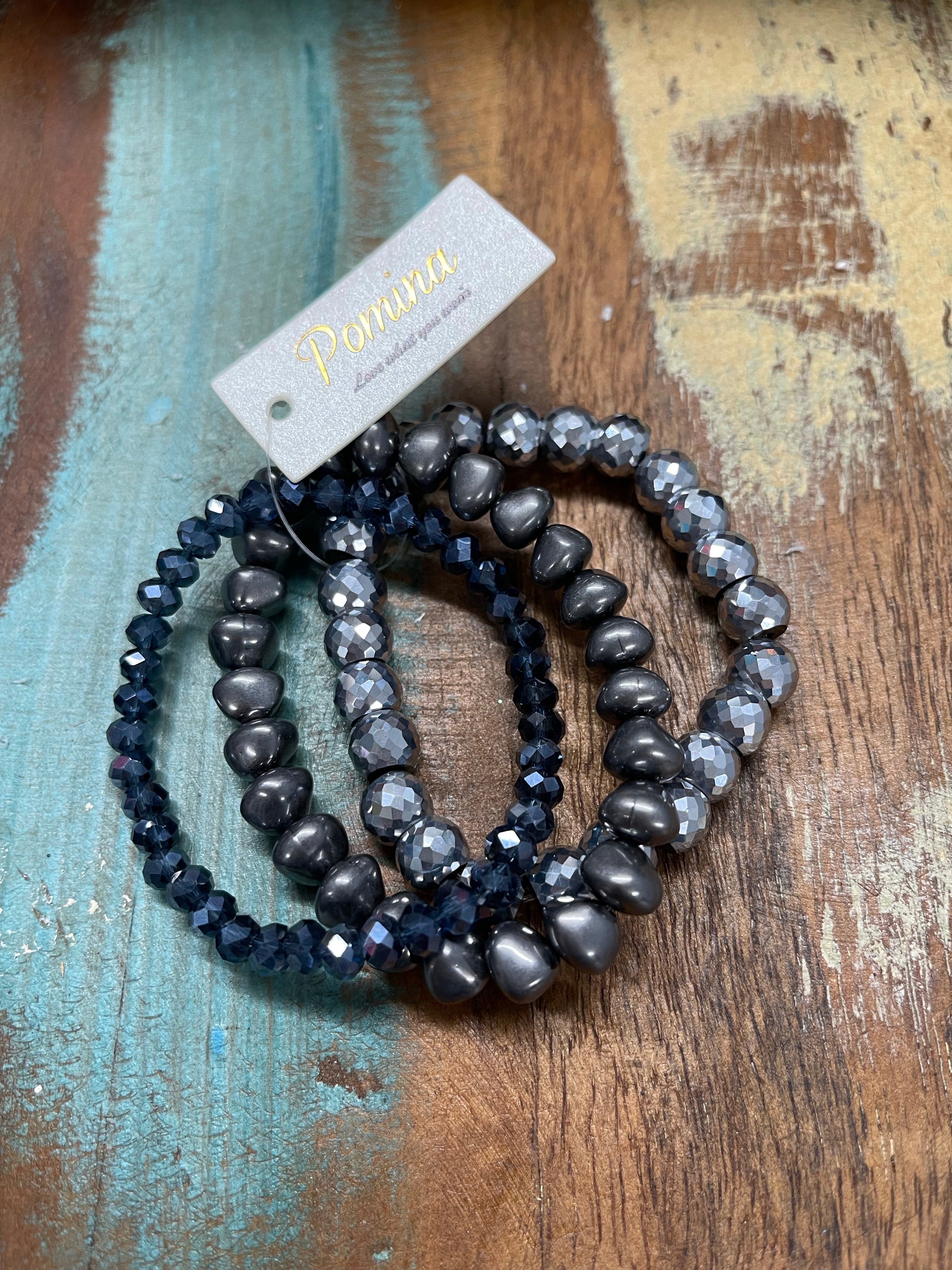 Stackable Three Set Bracelets