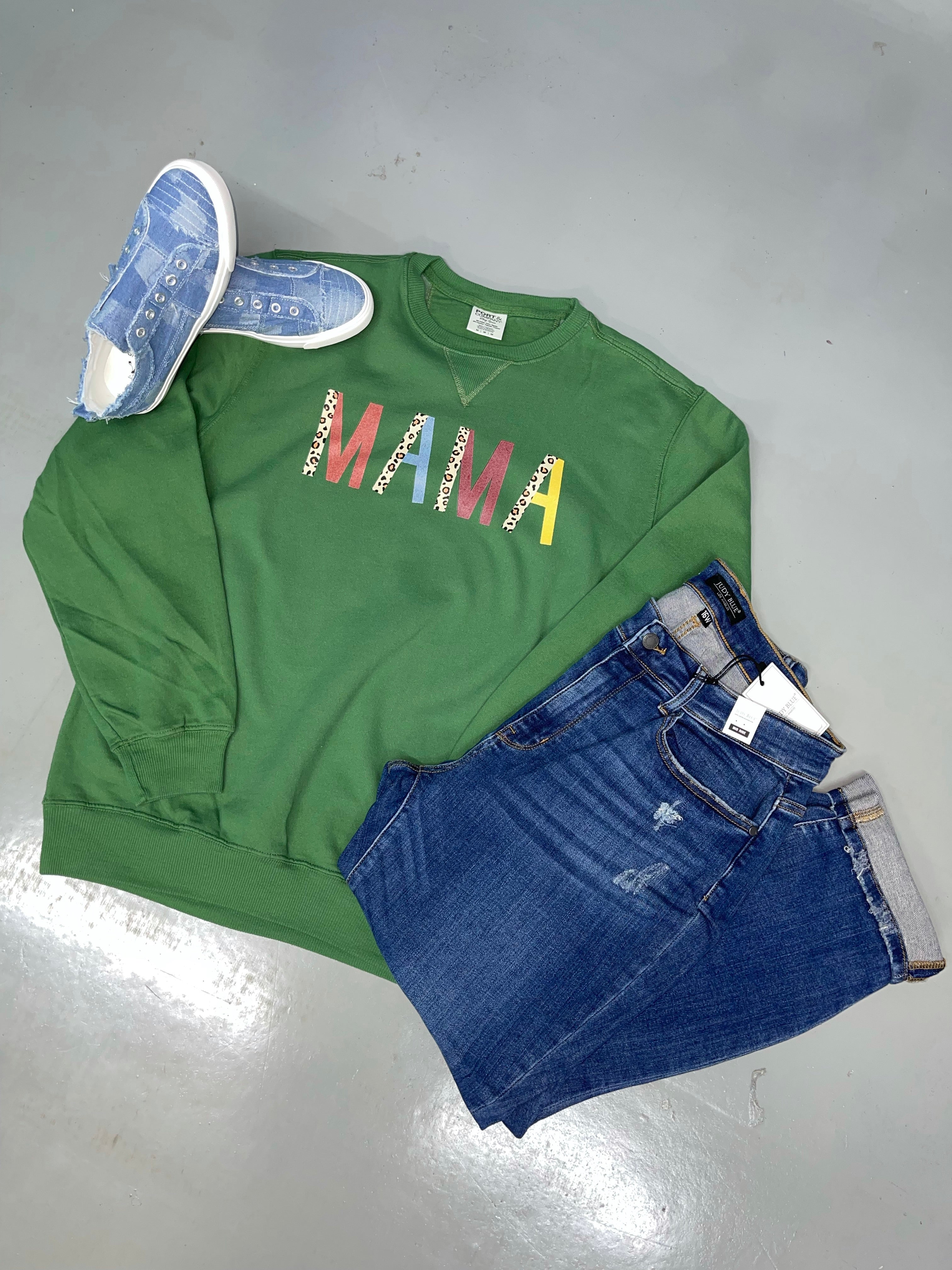 MaMa Leopard Crewneck