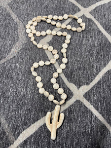 Cactus Flat Bead Necklace
