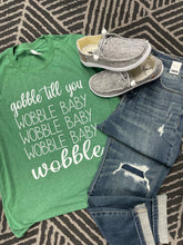 Load image into Gallery viewer, Gobble Till You Wobble Baby Tee
