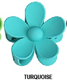 Large Floral Hair Clips